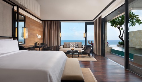 Suite, 1 habitación, piscina privada, vistas al mar (Junior Suite)