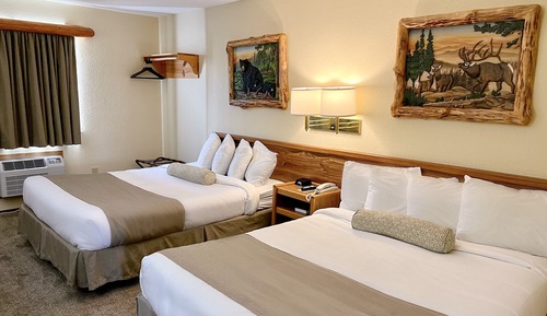 Habitación, 2 camas de matrimonio, no fumadores