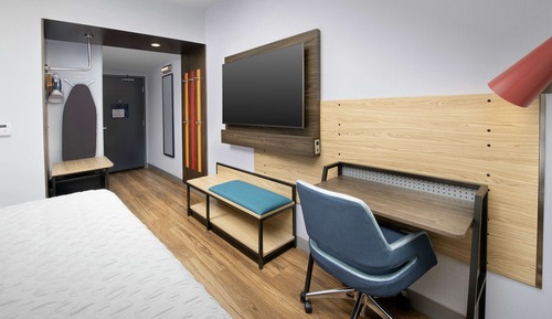 Habitación, 2 camas de matrimonio, accesible para personas con discapacidad, bañera