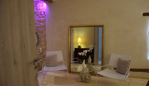 Habitación doble, 1 cama de matrimonio grande, bañera de hidromasaje