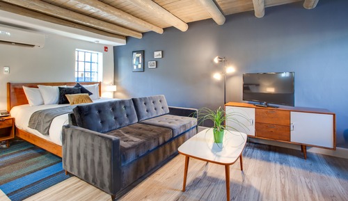 Habitación individual Deluxe, 1 cama de matrimonio grande con sofá cama