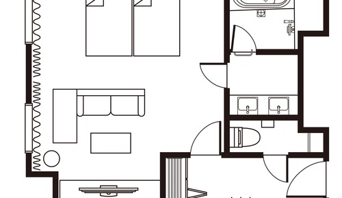 Habitación con 2 camas individuales, no fumadores (Grand Deluxe)
