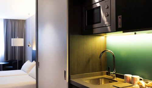 Habitación triple superior, cocina
