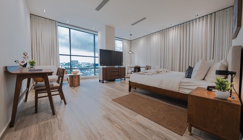 Suite estudio junior, vistas a la ciudad