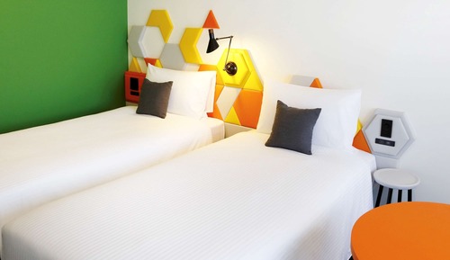 Habitación cuádruple superior, varias camas
