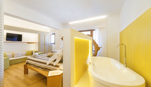Suite junior, 1 cama doble, bañera de hidromasaje