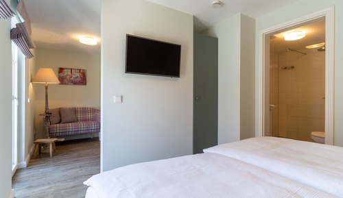 Habitación doble, baño privado (französischer Balkon)