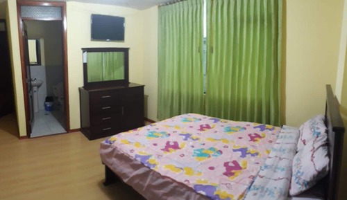 Habitación económica, varias camas