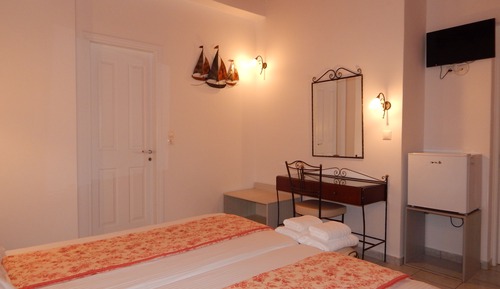 Habitación económica doble, vistas al mar