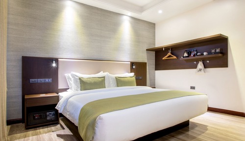 Habitación Deluxe, 1 cama de matrimonio grande, accesible en silla de ruedas (PWD)