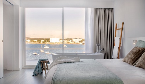 Suite, balcón, vistas al mar