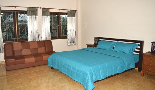 Apartamento Deluxe, 2 habitaciones, balcón, vistas parciales al mar