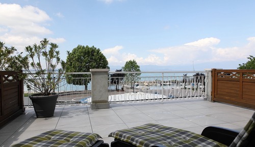 Habitación estándar doble, terraza, vistas al lago