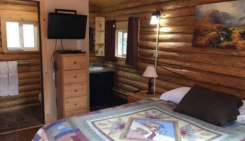 Cabaña clásica, 1 cama de matrimonio