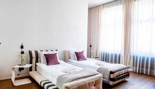 Habitación con 1 cama doble o 2 individuales