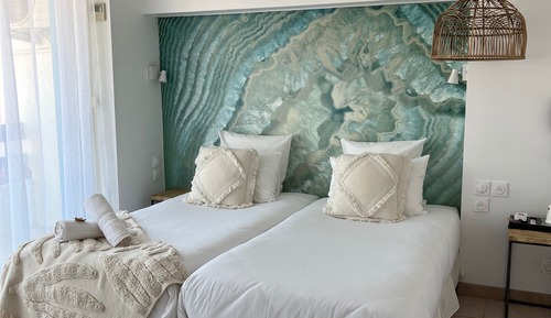 Chambre Double Signature avec lits jumeaux, Terrasse