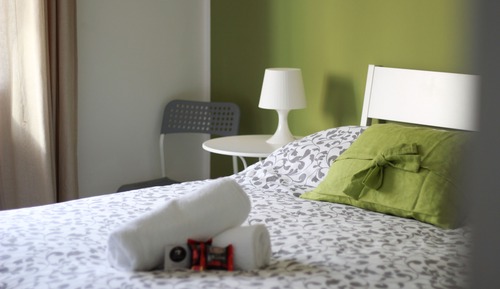 Habitación doble, en la zona del jardín (Verde)