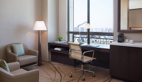 Habitación Premier, 2 camas dobles, vistas a la ciudad
