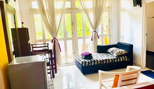 Habitación, balcón