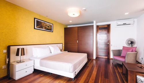 Villa familiar, 2 habitaciones, vistas al mar