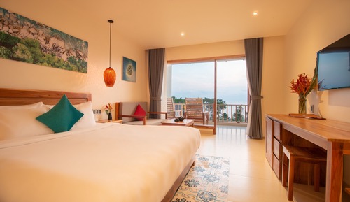 Habitación Deluxe, 2 habitaciones, vistas al mar