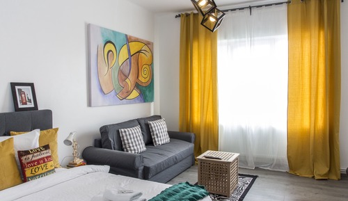 Apartamento Premium, 1 cama de matrimonio con sofá cama, vistas a la ciudad