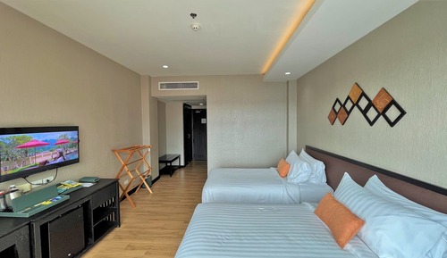 Habitación superior, 2 camas individuales, vistas a la ciudad