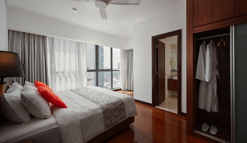Apartamento Deluxe, 2 habitaciones, cocina, vistas a la ciudad
