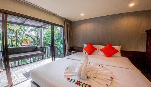 Habitación Confort doble, vistas al jardín