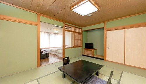 Habitación con 2 camas individuales, no fumadores (w/Tatami,SouthTower,transport by foot)