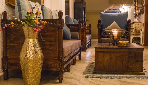 Habitación estándar doble, 1 cama de matrimonio grande, vistas al jardín