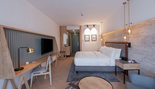 Habitación, 1 cama de matrimonio grande, con vistas