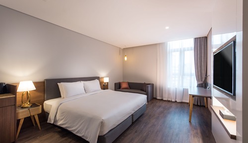Habitación Deluxe (King / Bigger than most in Seoul)