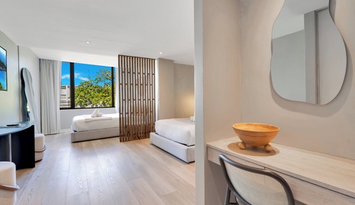 Habitación Premium, 2 camas de matrimonio, vistas al parque