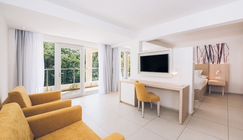 Suite junior, vistas al jardín