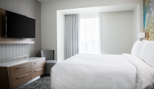 Suite, 1 cama de matrimonio grande con sofá cama (Mobility/Hearing Accessible, Tub)