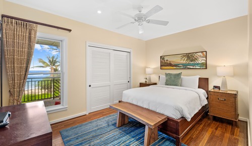 Villa Premium, varias camas, vistas parciales al mar