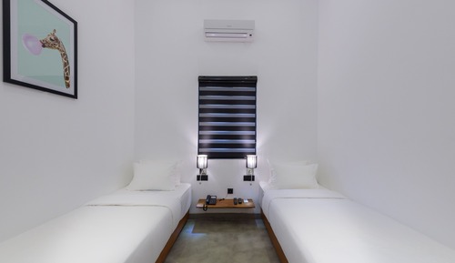 Habitación Confort con 2 camas individuales, accesible para personas con discapacidad