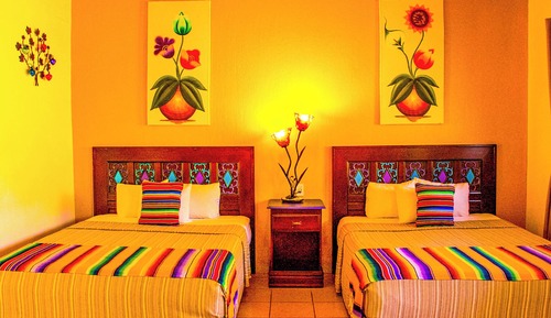 Habitación doble, 2 camas de matrimonio