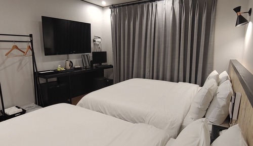Habitación con 2 camas individuales