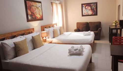 Habitación cuádruple familiar, 2 camas de matrimonio