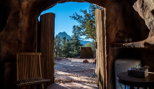 Cabaña exclusiva, 1 cama de matrimonio, baño privado, vistas a la montaña