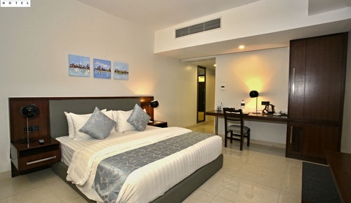 Habitación Deluxe doble, 1 cama de matrimonio grande, baño privado