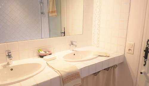Habitación doble, baño privado (La chambre des Vignes)