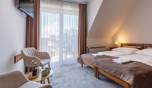 Habitación doble, balcón