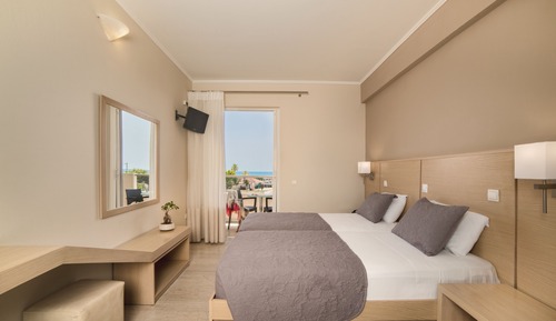 Habitación estándar con 2 camas individuales, vistas al mar
