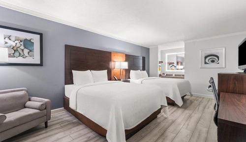 Habitación estándar, 2 camas de matrimonio, no fumadores