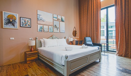 Habitación, no fumadores, vistas al canal