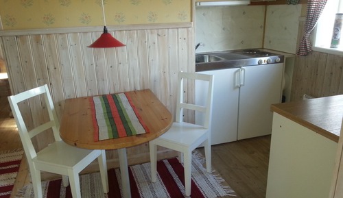 Cabaña, cocina básica, vistas al lago