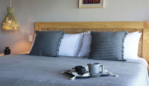 Habitación Deluxe doble, 1 cama de matrimonio grande, vistas al mar